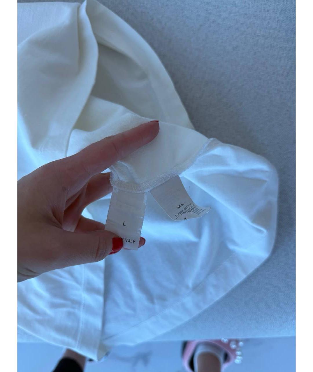 BRUNELLO CUCINELLI Белая футболка, фото 3