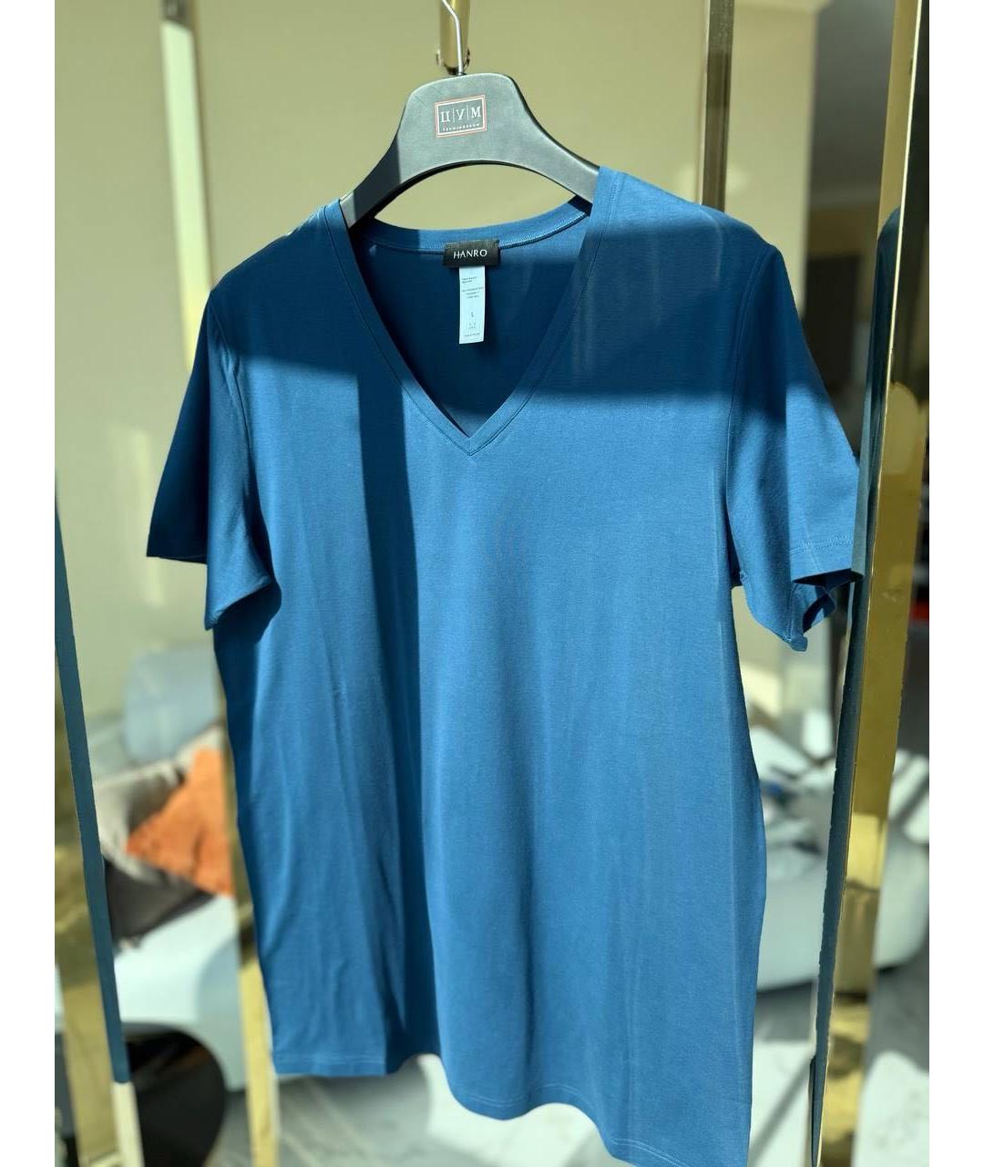 HANRO Синяя футболка, фото 7