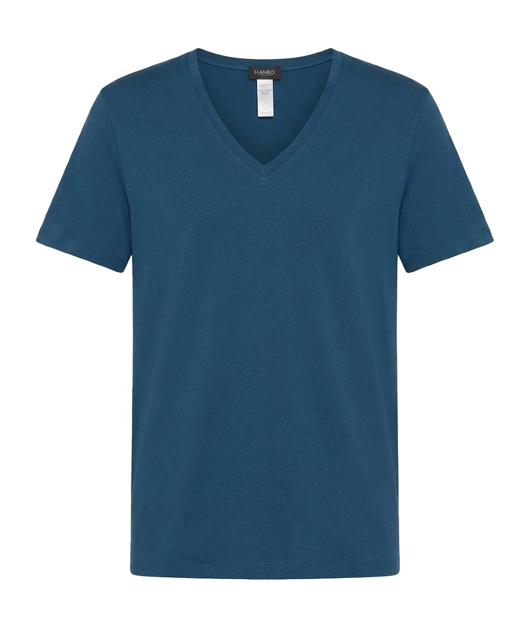 HANRO Синяя футболка, фото 1