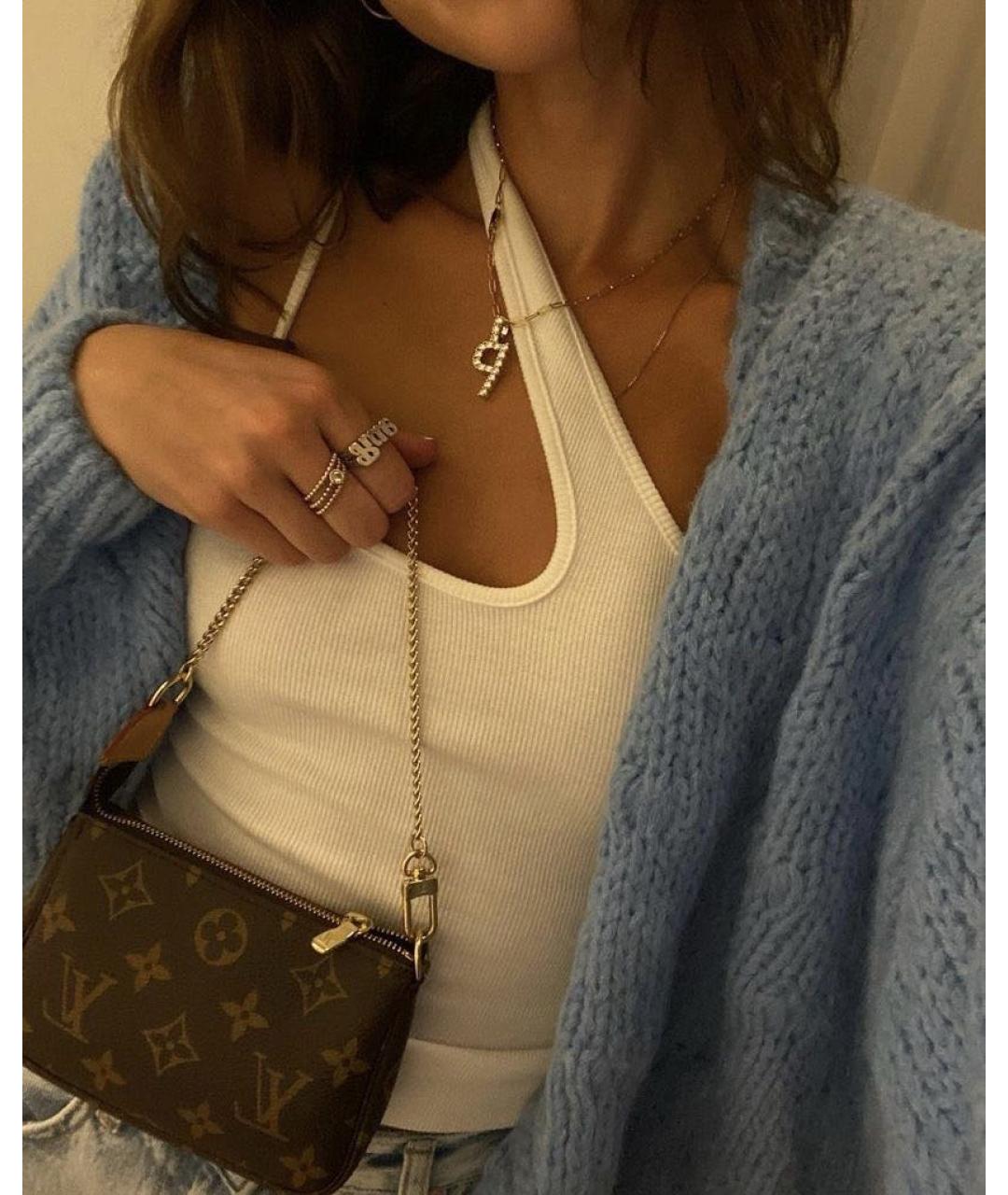 LOUIS VUITTON Коричневая сумка с короткими ручками, фото 8