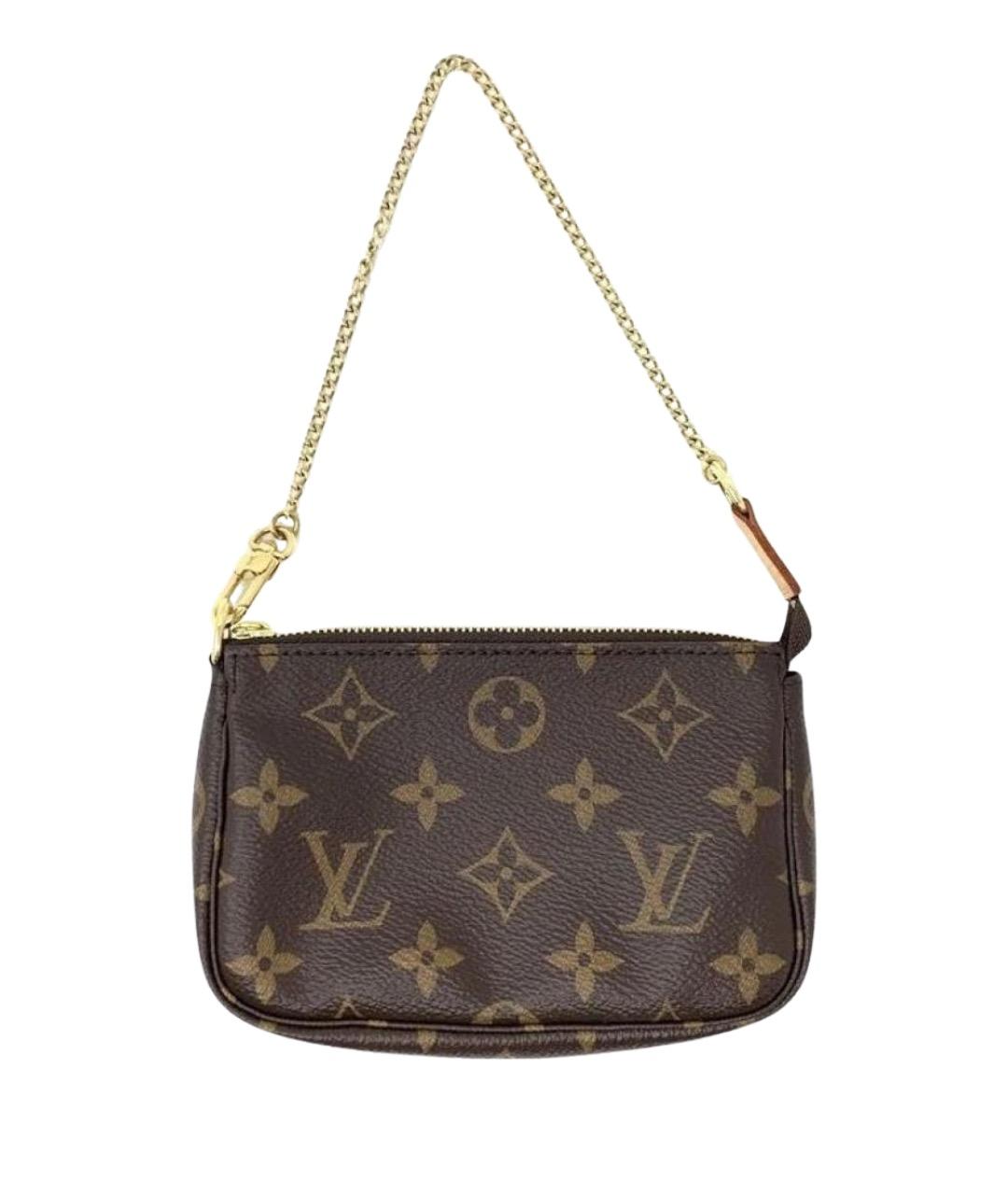 LOUIS VUITTON Коричневая сумка с короткими ручками, фото 1