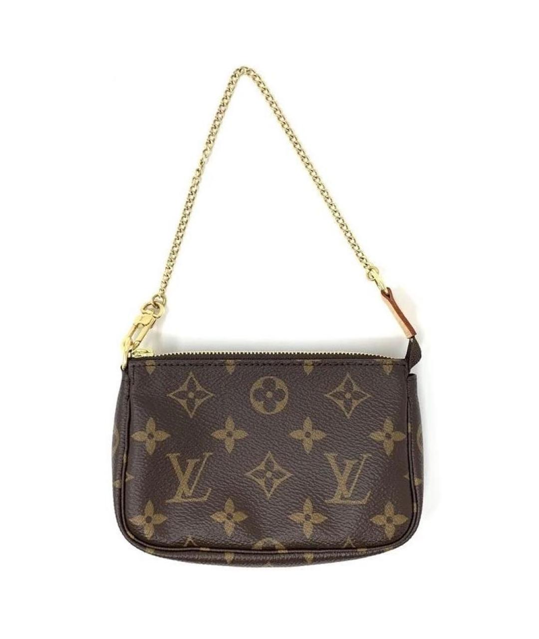 LOUIS VUITTON Коричневая сумка с короткими ручками, фото 9