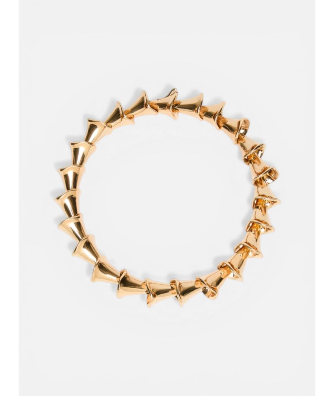 SPORTMAX Золотое металлическое колье, фото 4