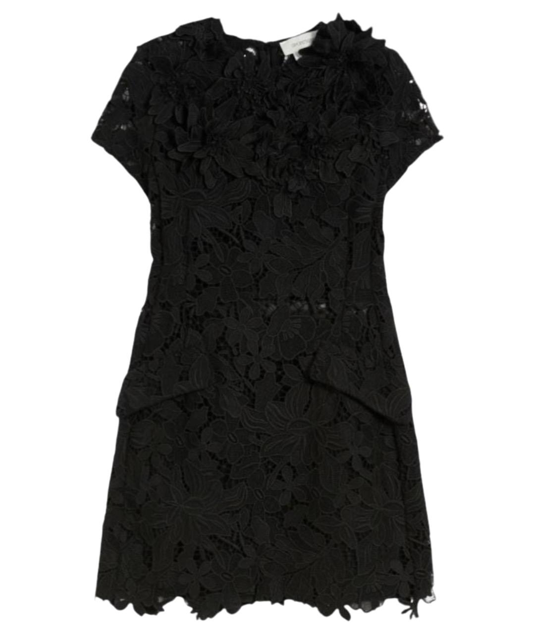 SPORTMAX Черное полиэстеровое повседневное платье, фото 1