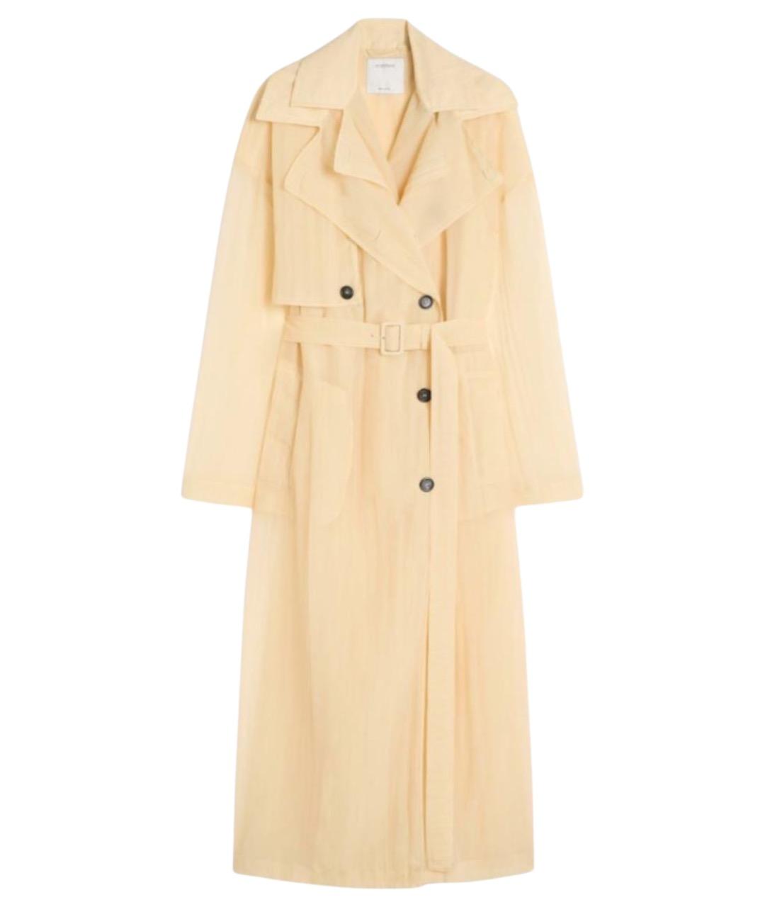 SPORTMAX Бежевый полиамидовый тренч/плащ, фото 1