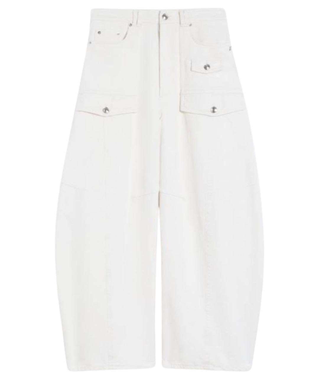 SPORTMAX Бежевые хлопковые брюки широкие, фото 1