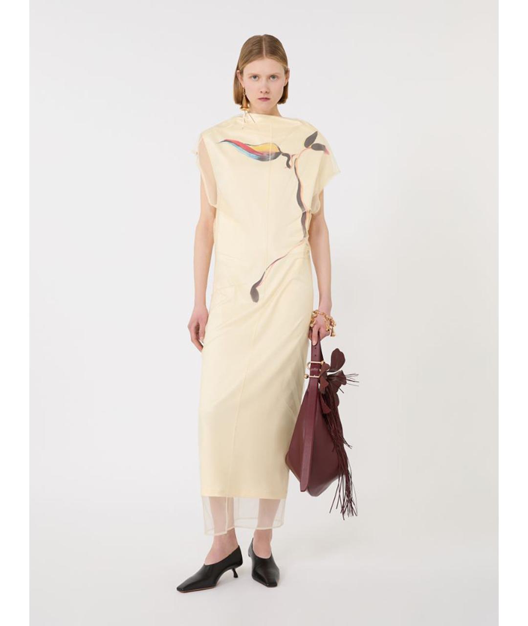 SPORTMAX Мульти полиамидовое повседневное платье, фото 2