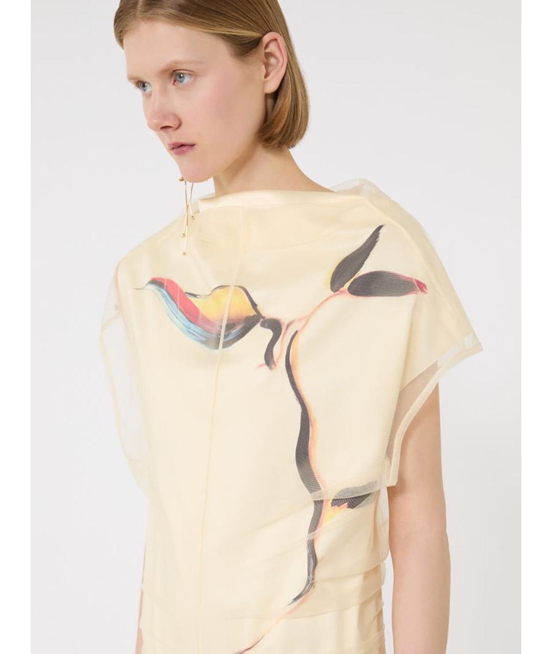 SPORTMAX Мульти полиамидовое повседневное платье, фото 4