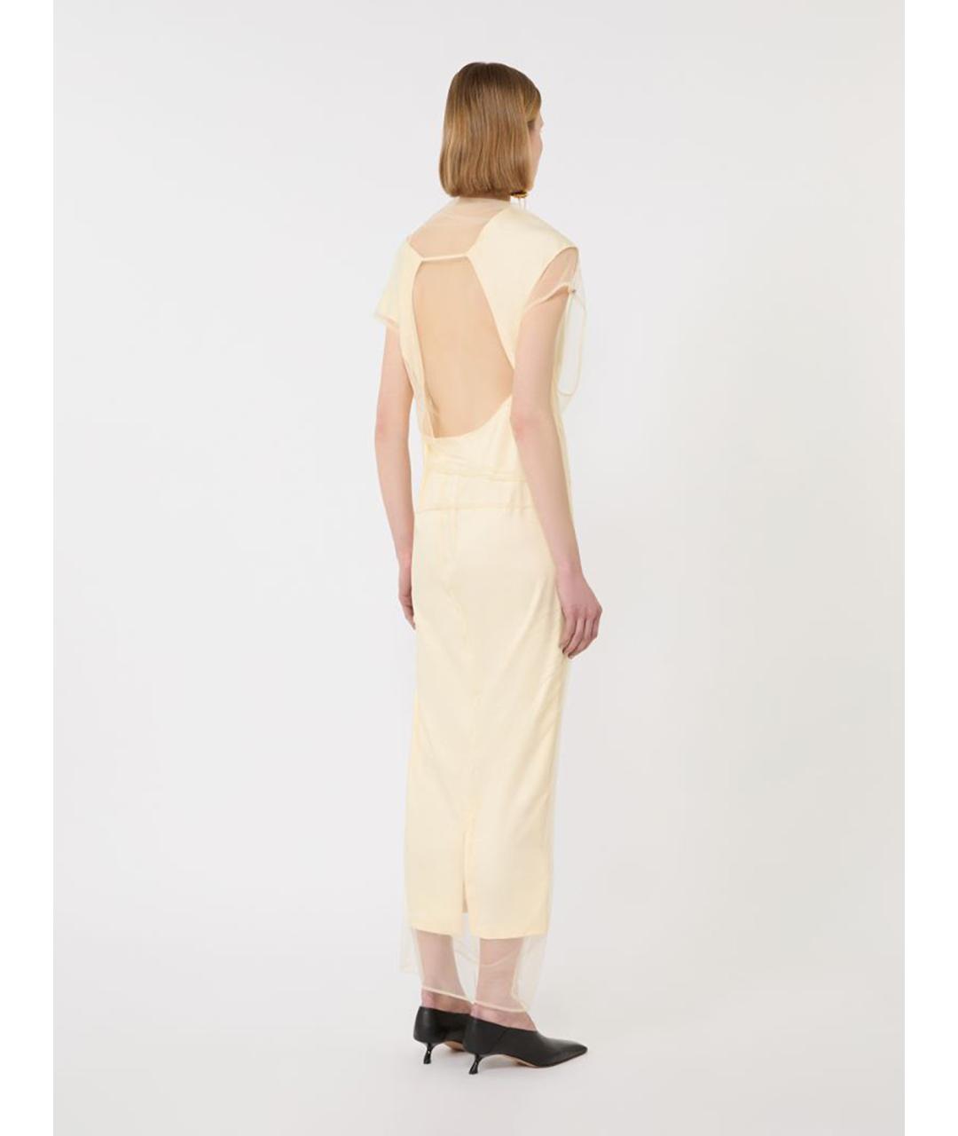 SPORTMAX Мульти полиамидовое повседневное платье, фото 3