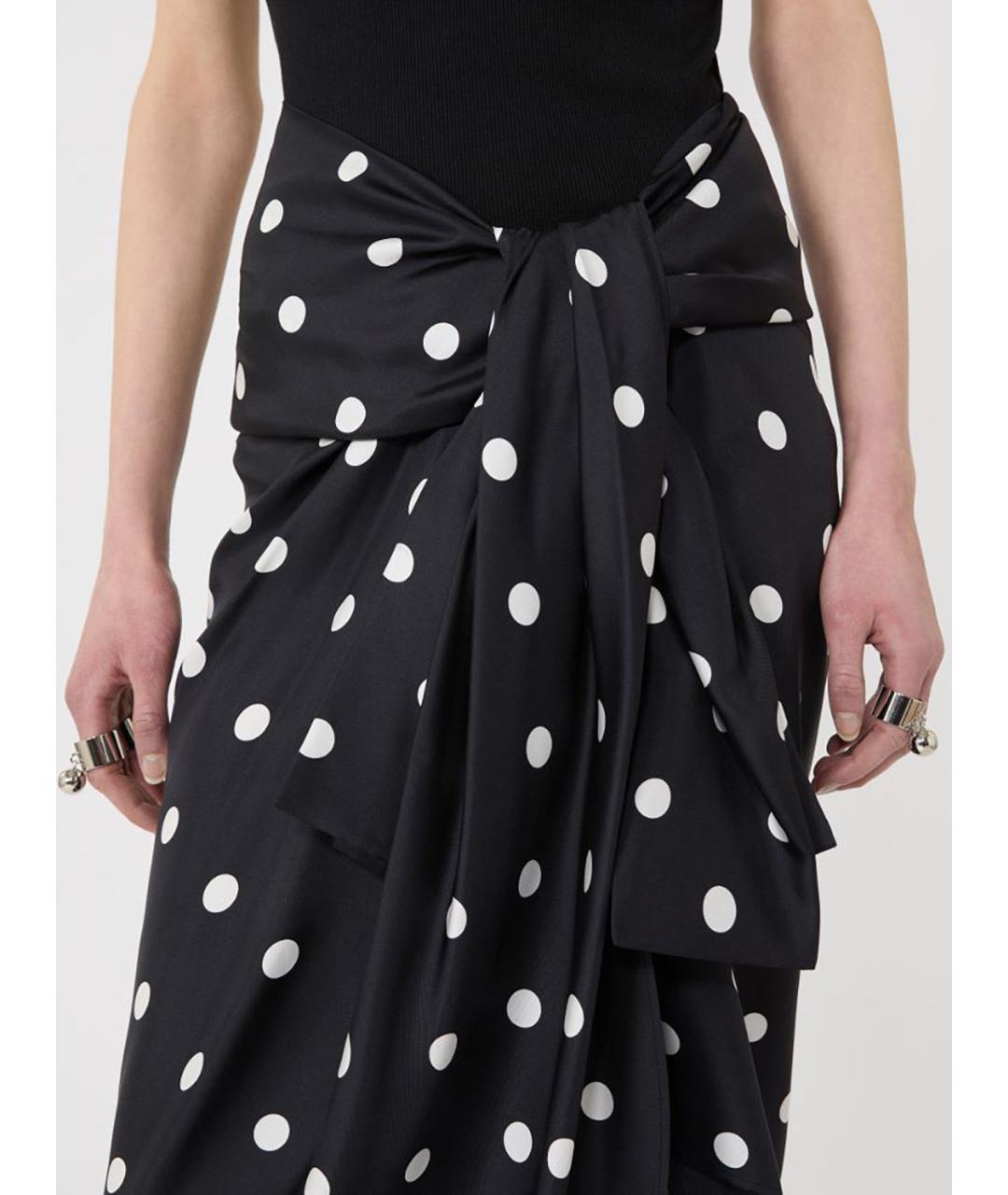 SPORTMAX Мульти шелковая юбка миди, фото 5