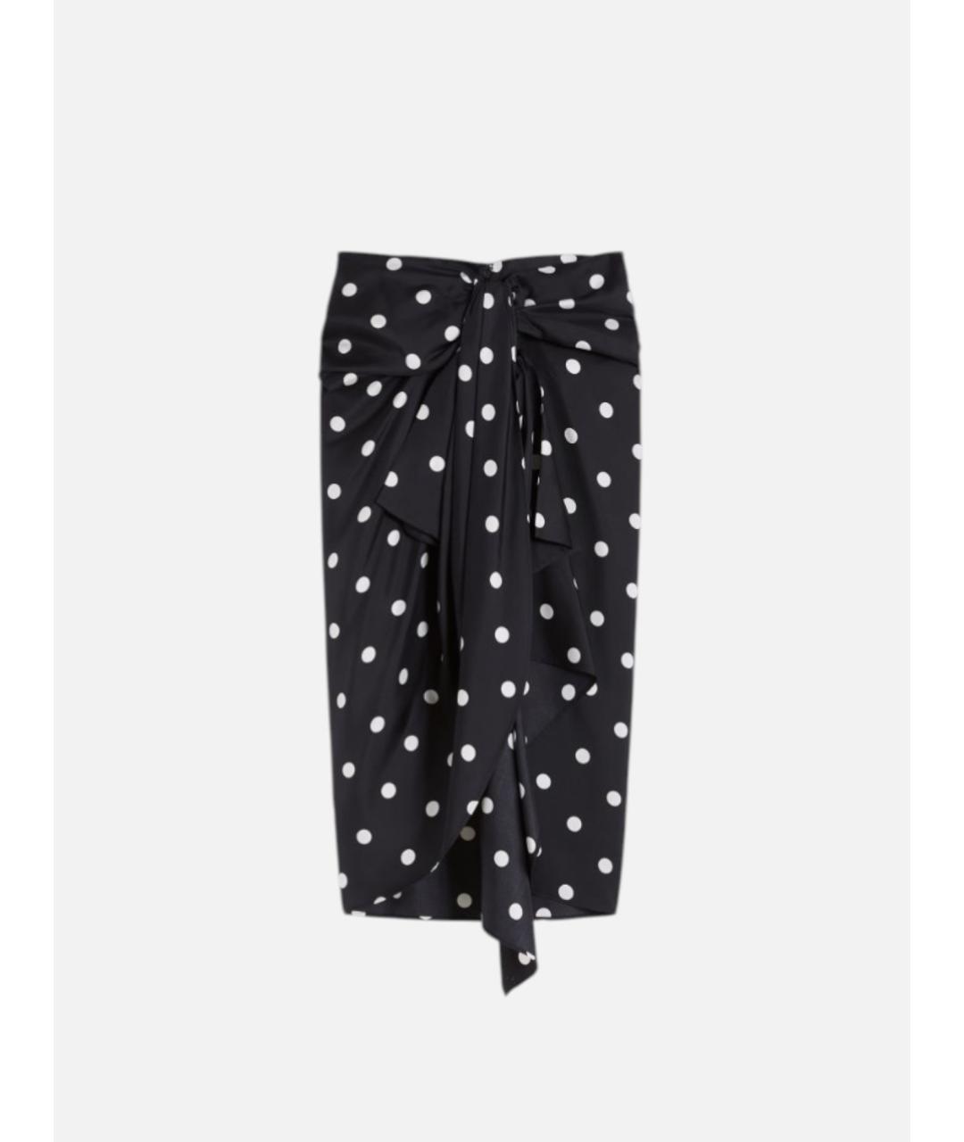 SPORTMAX Мульти шелковая юбка миди, фото 6