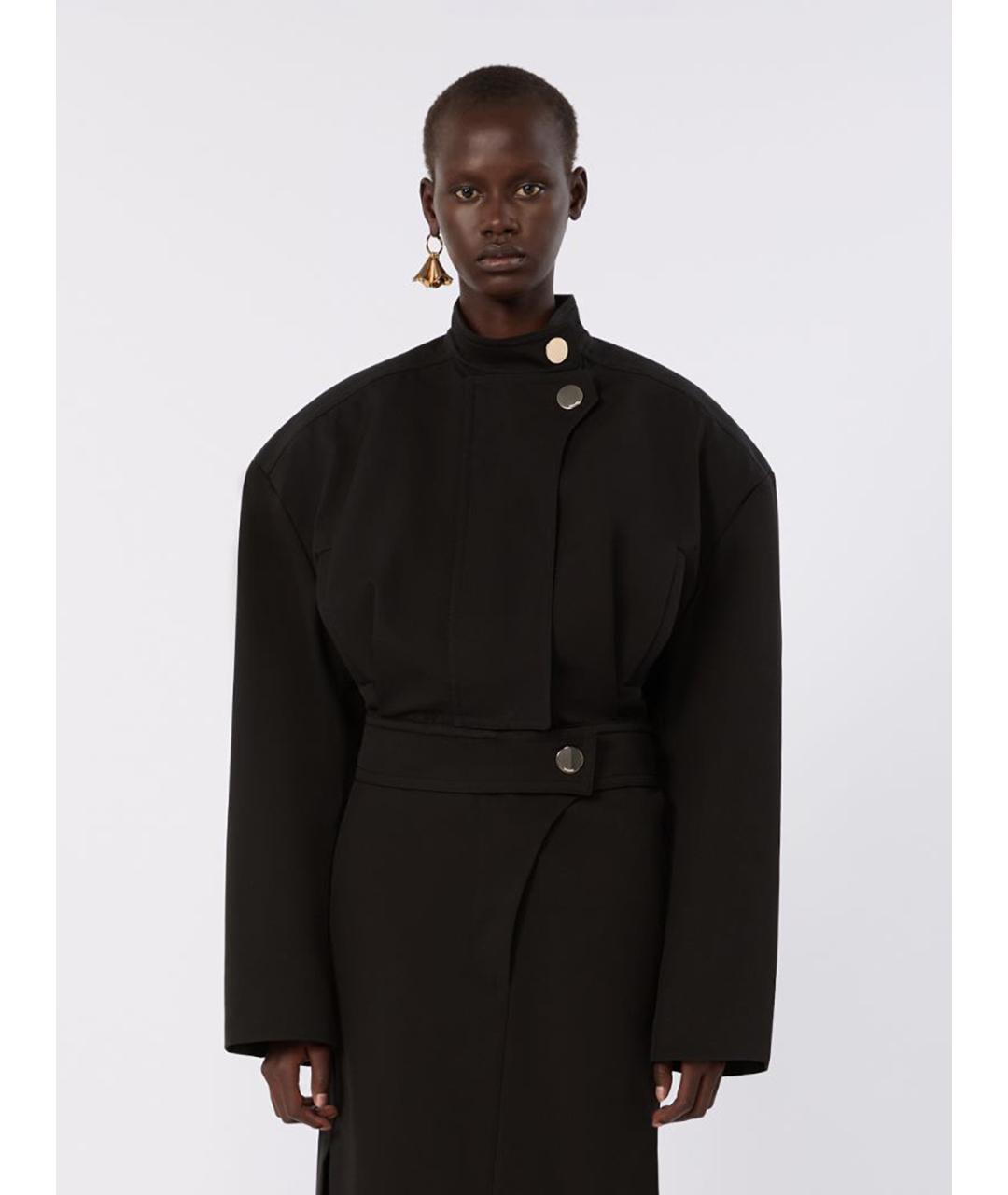 SPORTMAX Черная хлопковая куртка, фото 3