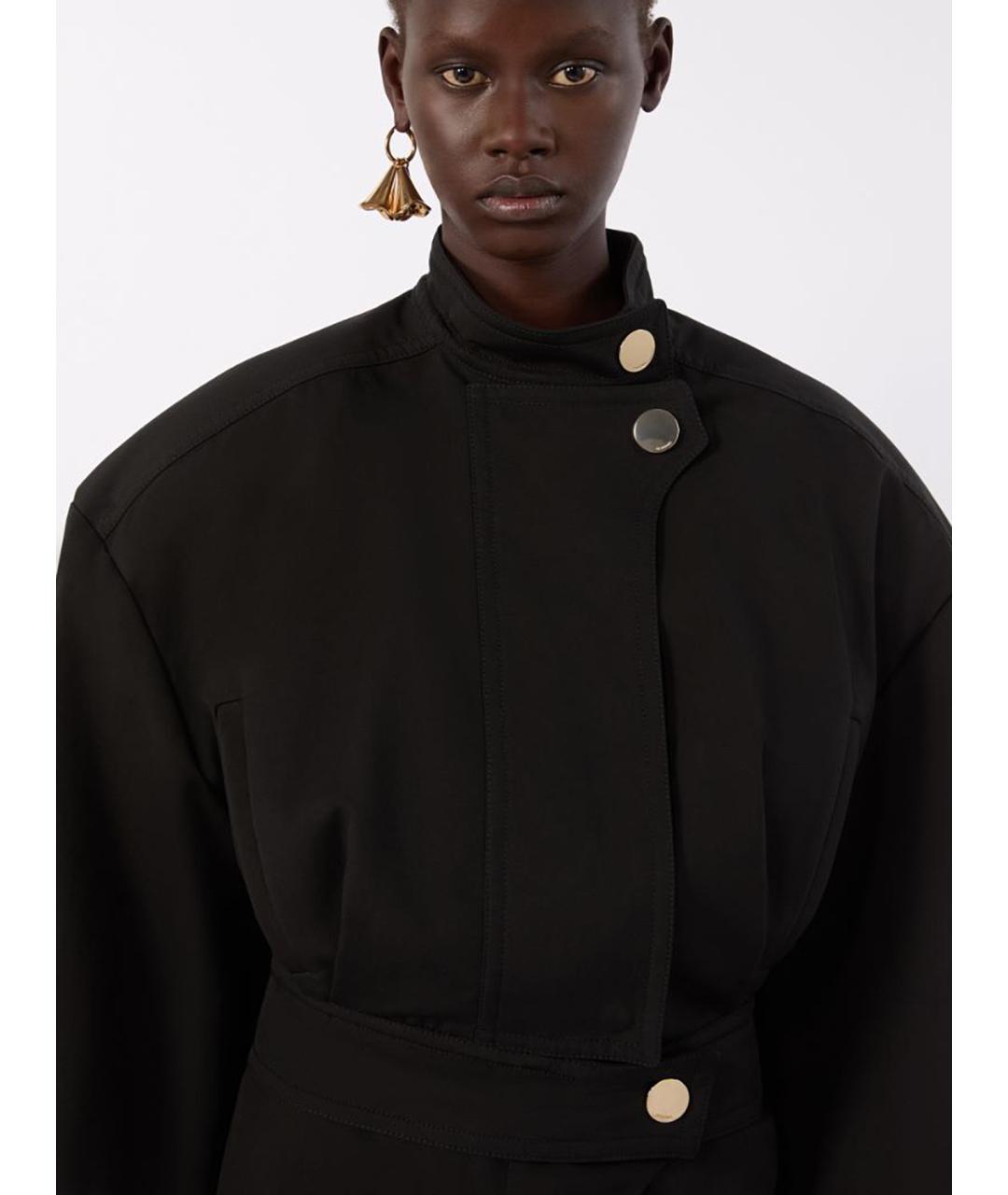 SPORTMAX Черная хлопковая куртка, фото 5