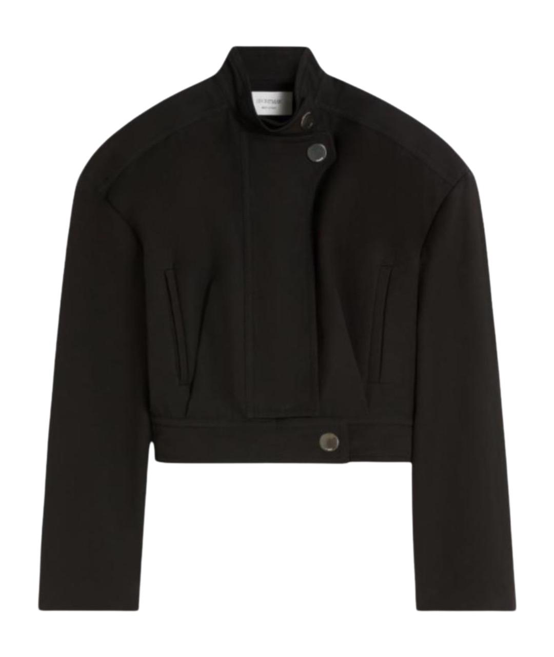 SPORTMAX Черная хлопковая куртка, фото 1