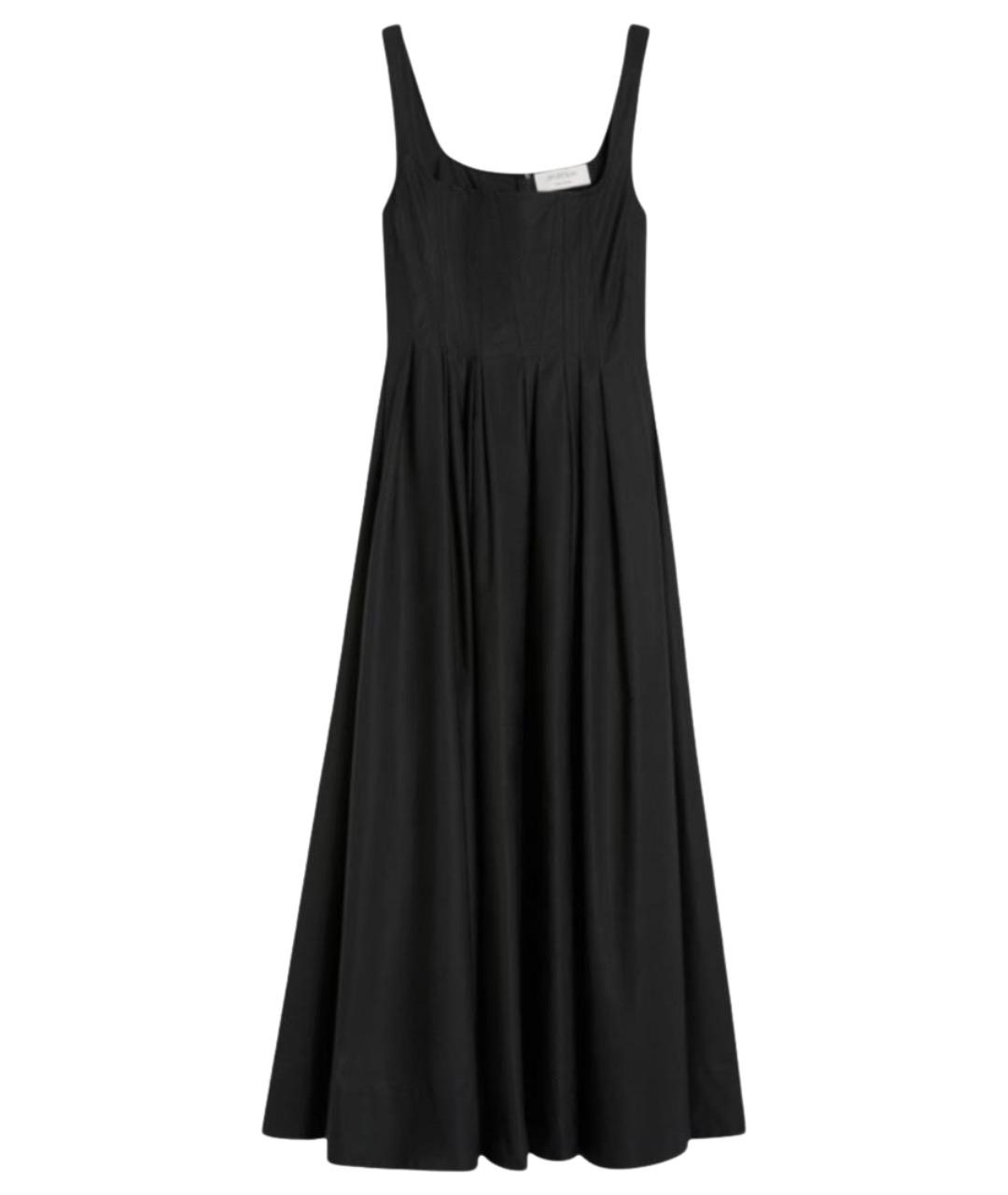 SPORTMAX Черное хлопковое повседневное платье, фото 1