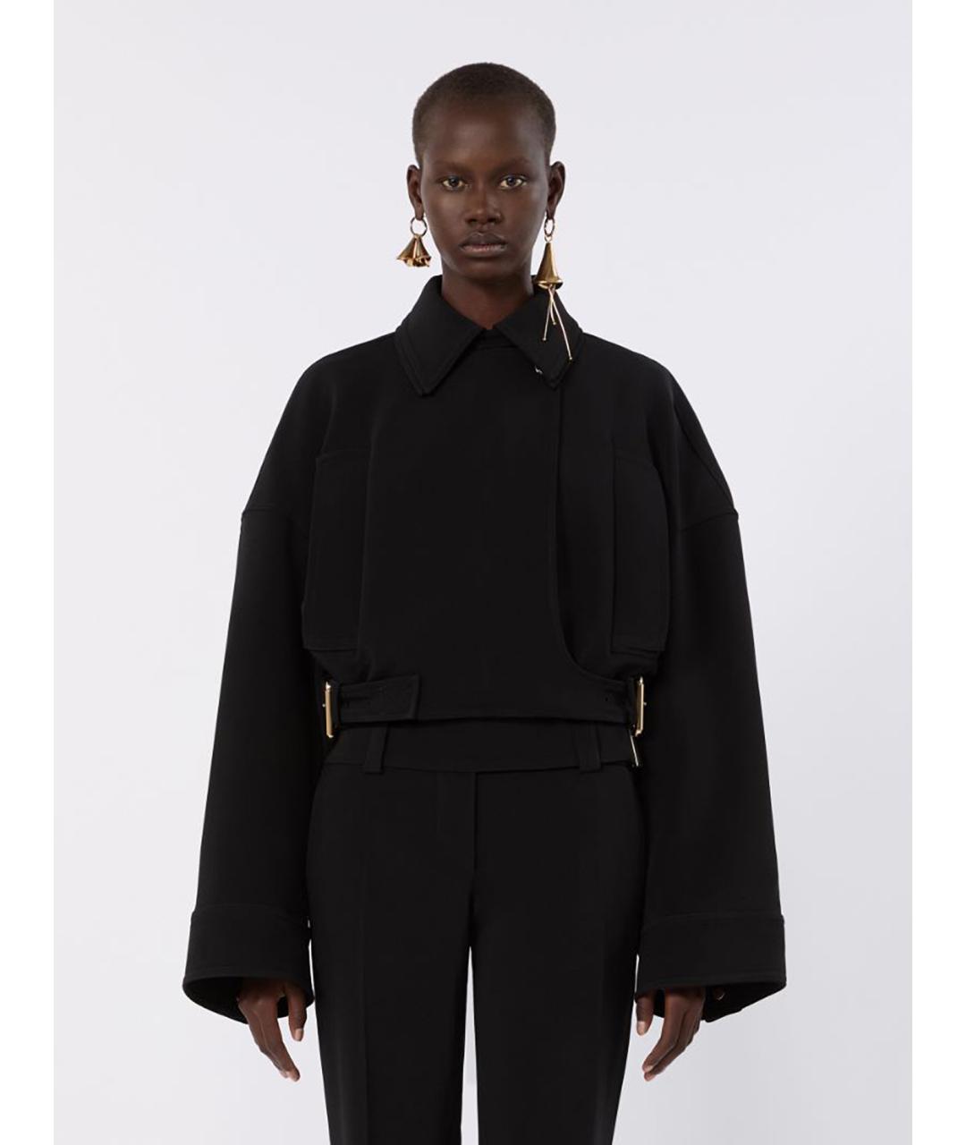 SPORTMAX Черная вискозная куртка, фото 5