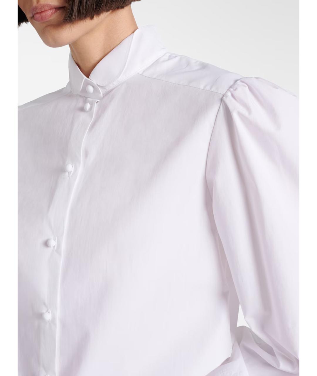 VALENTINO Белая хлопковая рубашка, фото 3