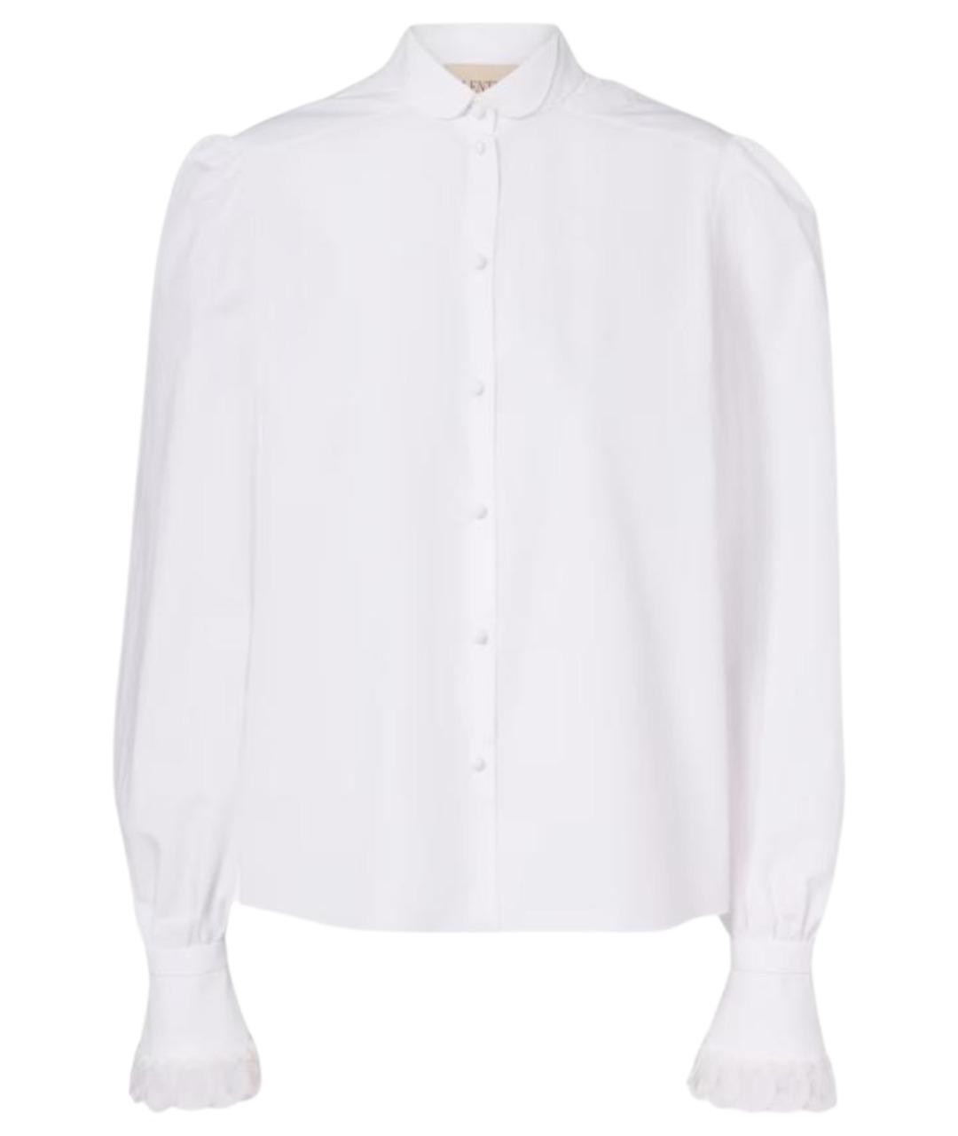 VALENTINO Белая хлопковая рубашка, фото 1
