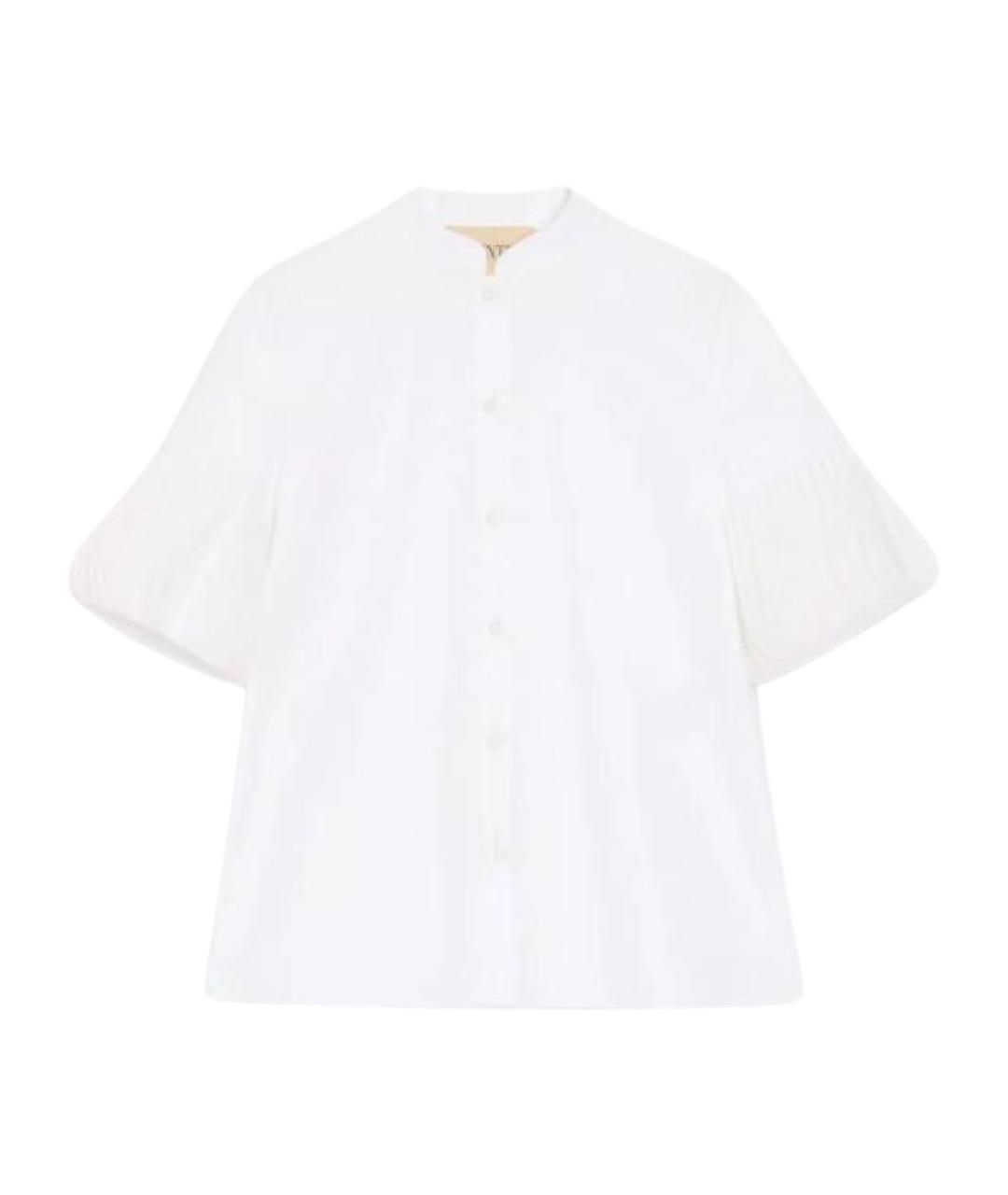 VALENTINO Белая хлопковая рубашка, фото 1