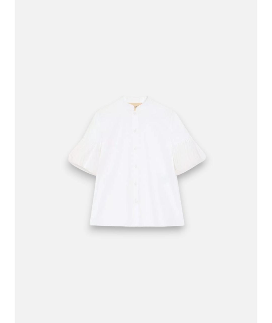 VALENTINO Белая хлопковая рубашка, фото 5