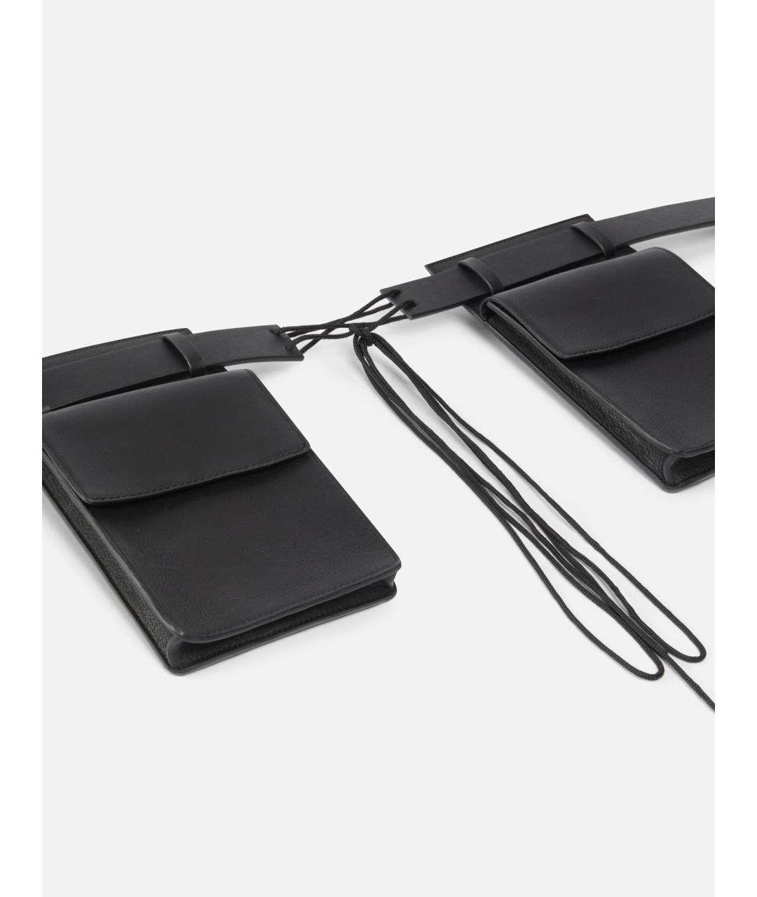 PINKO Черный кожаный ремень, фото 4