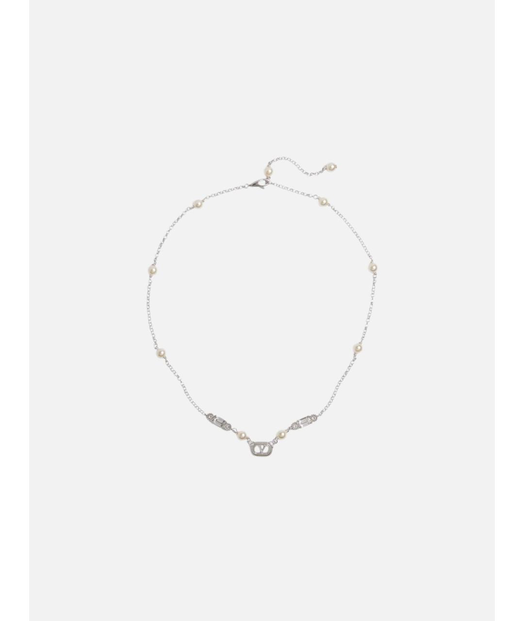 VALENTINO Серебряное металлическое колье, фото 4