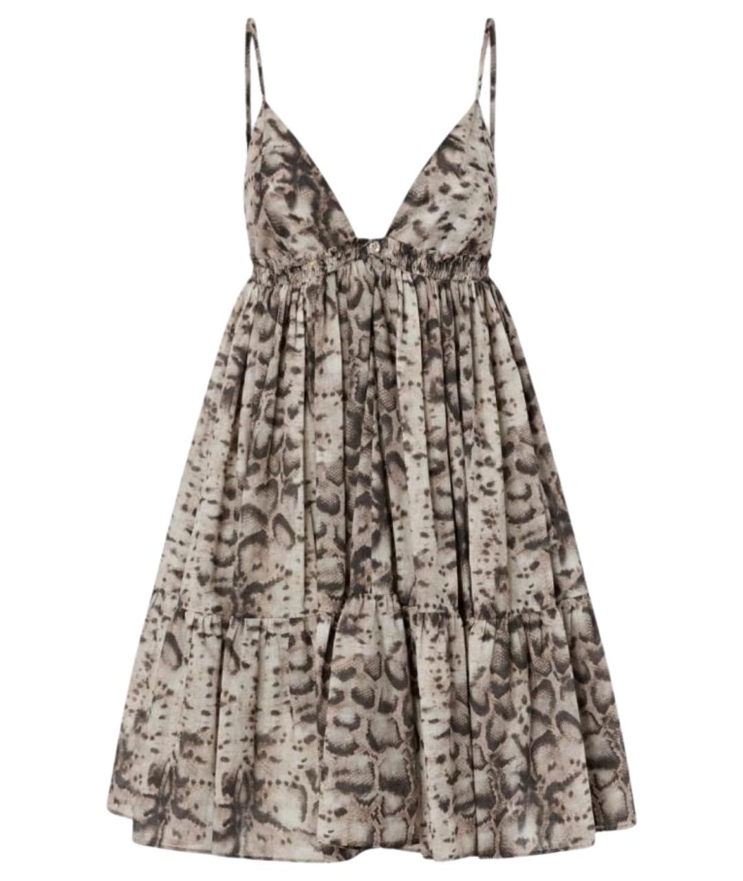 PINKO Мульти хлопковое повседневное платье, фото 1