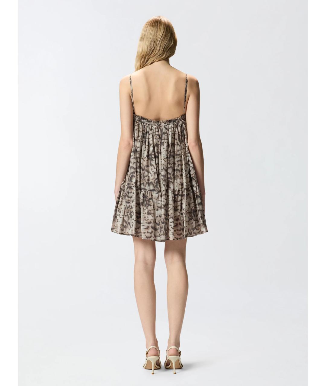 PINKO Мульти хлопковое повседневное платье, фото 4