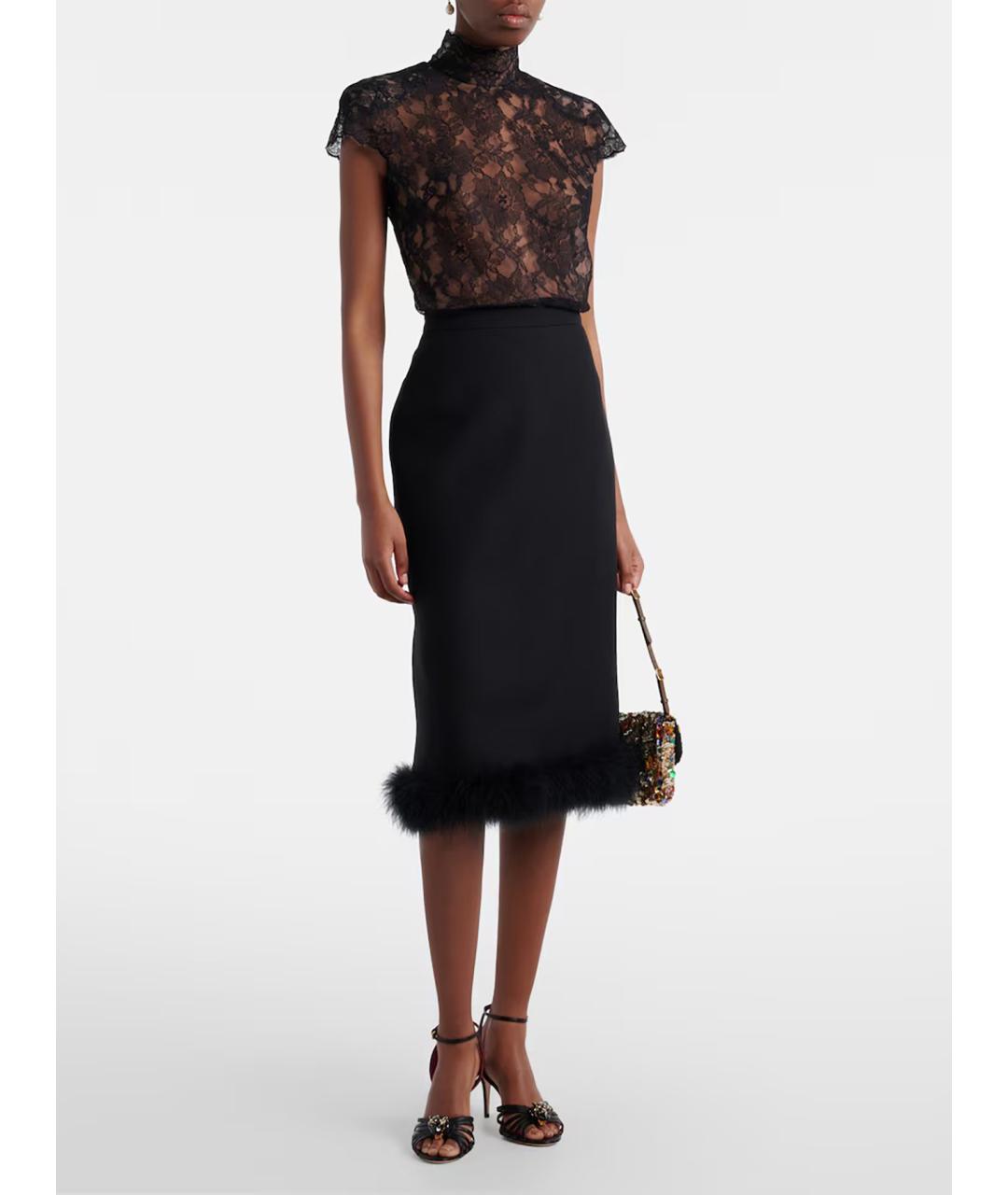 VALENTINO Черная блузы, фото 2