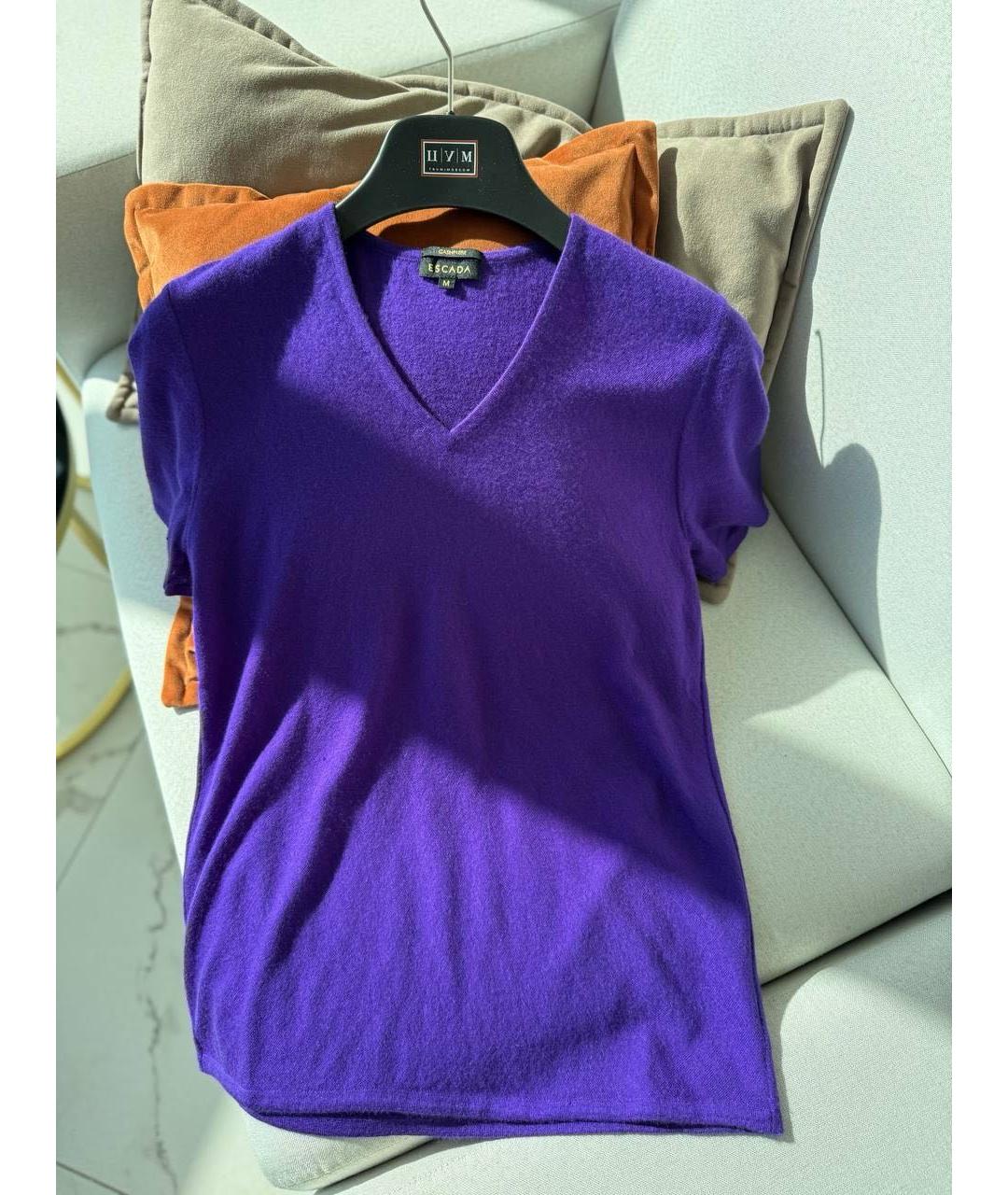 ESCADA Фиолетовая футболка, фото 5