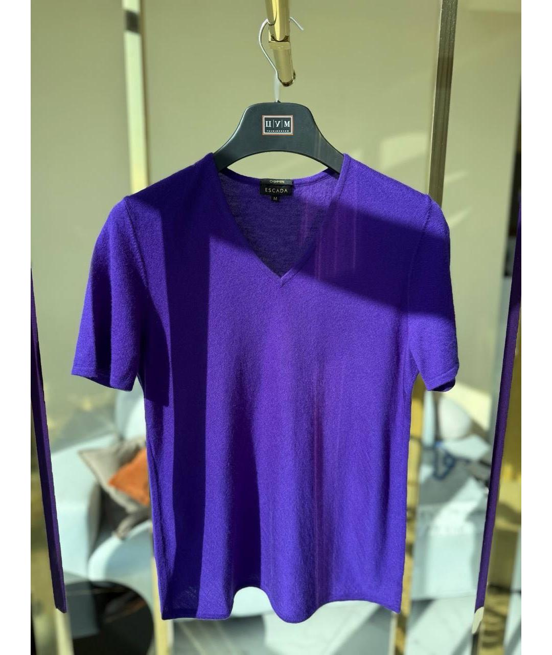 ESCADA Фиолетовая футболка, фото 8