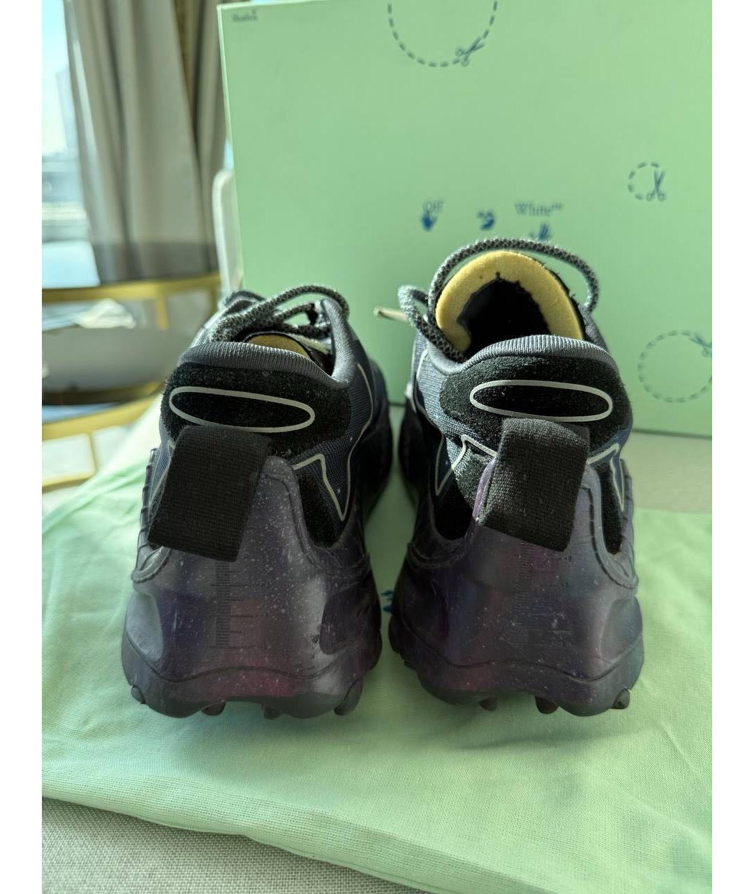 OFF-WHITE Мульти кожаные низкие кроссовки / кеды, фото 3