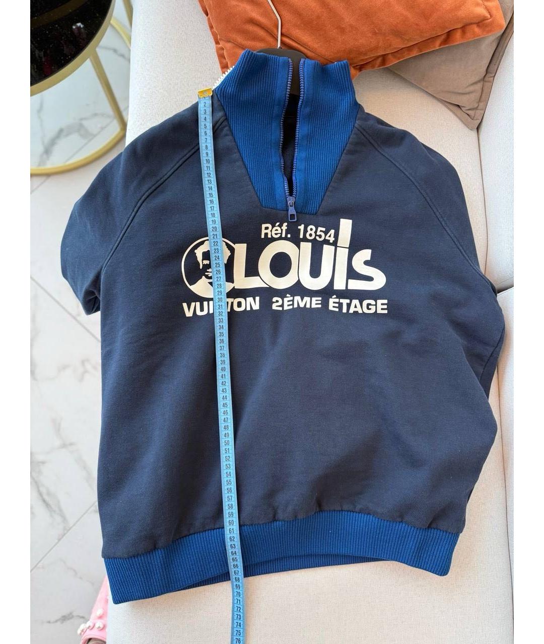 LOUIS VUITTON Темно-синий джемпер / свитер, фото 5