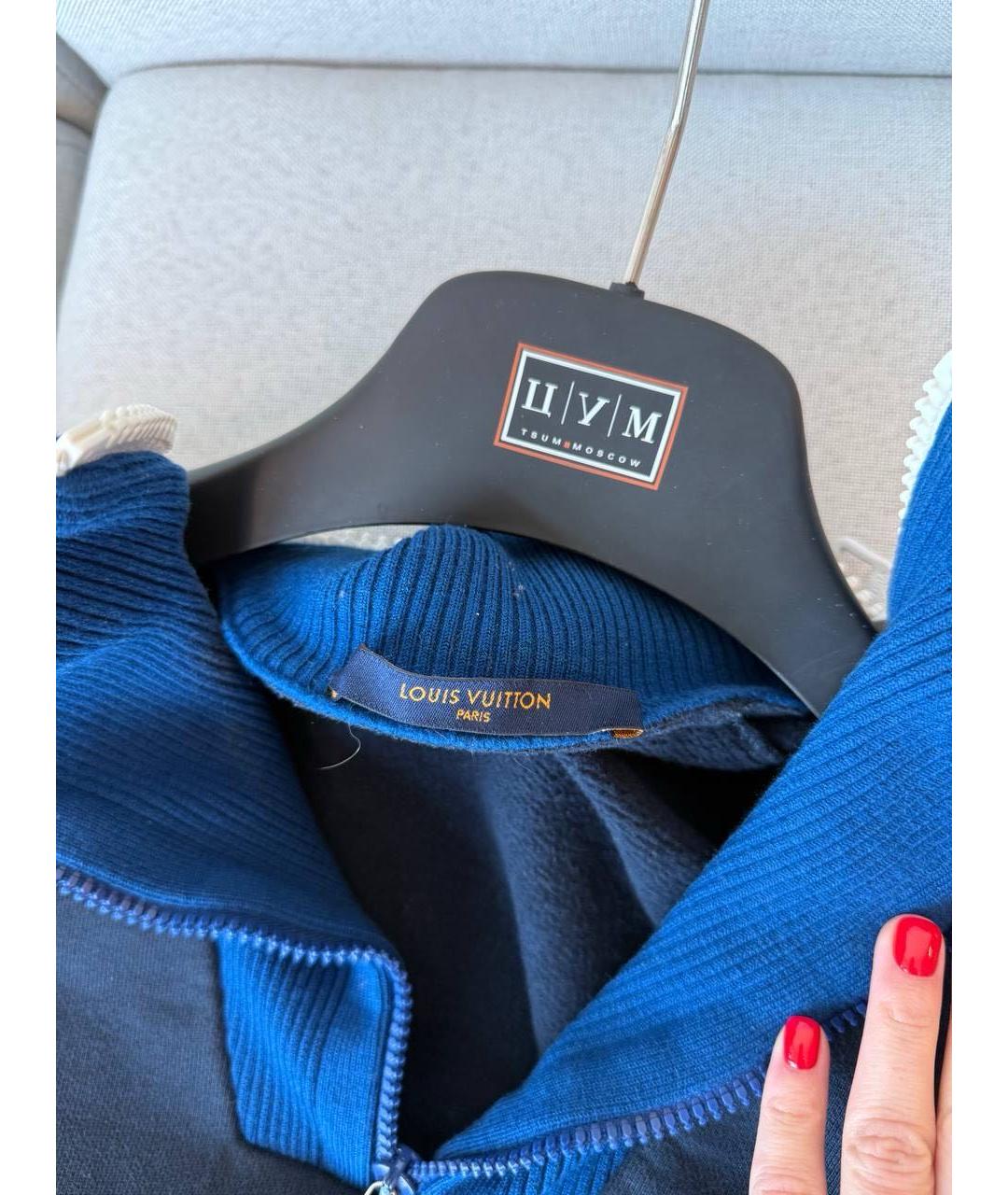 LOUIS VUITTON Темно-синий джемпер / свитер, фото 3