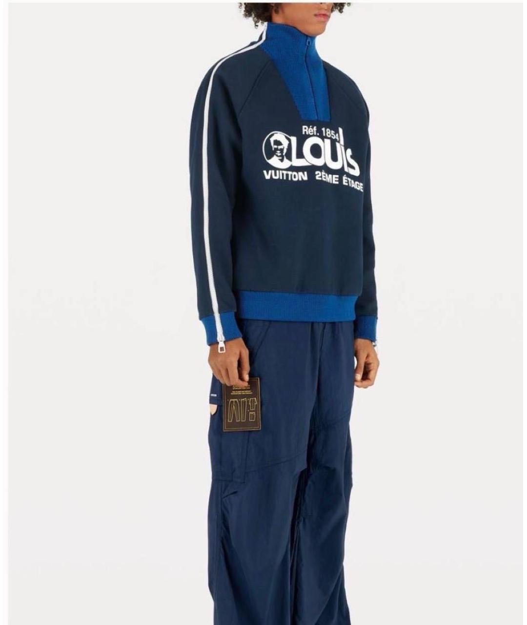 LOUIS VUITTON Темно-синий джемпер / свитер, фото 7