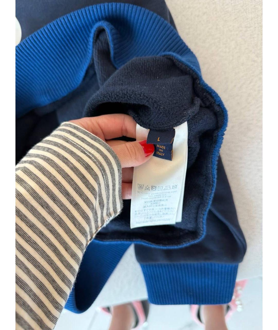 LOUIS VUITTON Темно-синий джемпер / свитер, фото 4