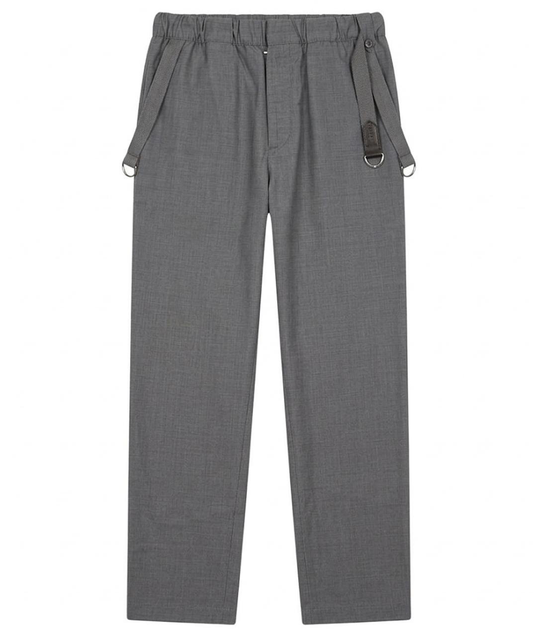 LOUIS VUITTON Серые повседневные брюки, фото 1