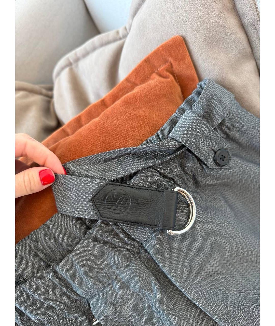 LOUIS VUITTON Серые повседневные брюки, фото 5