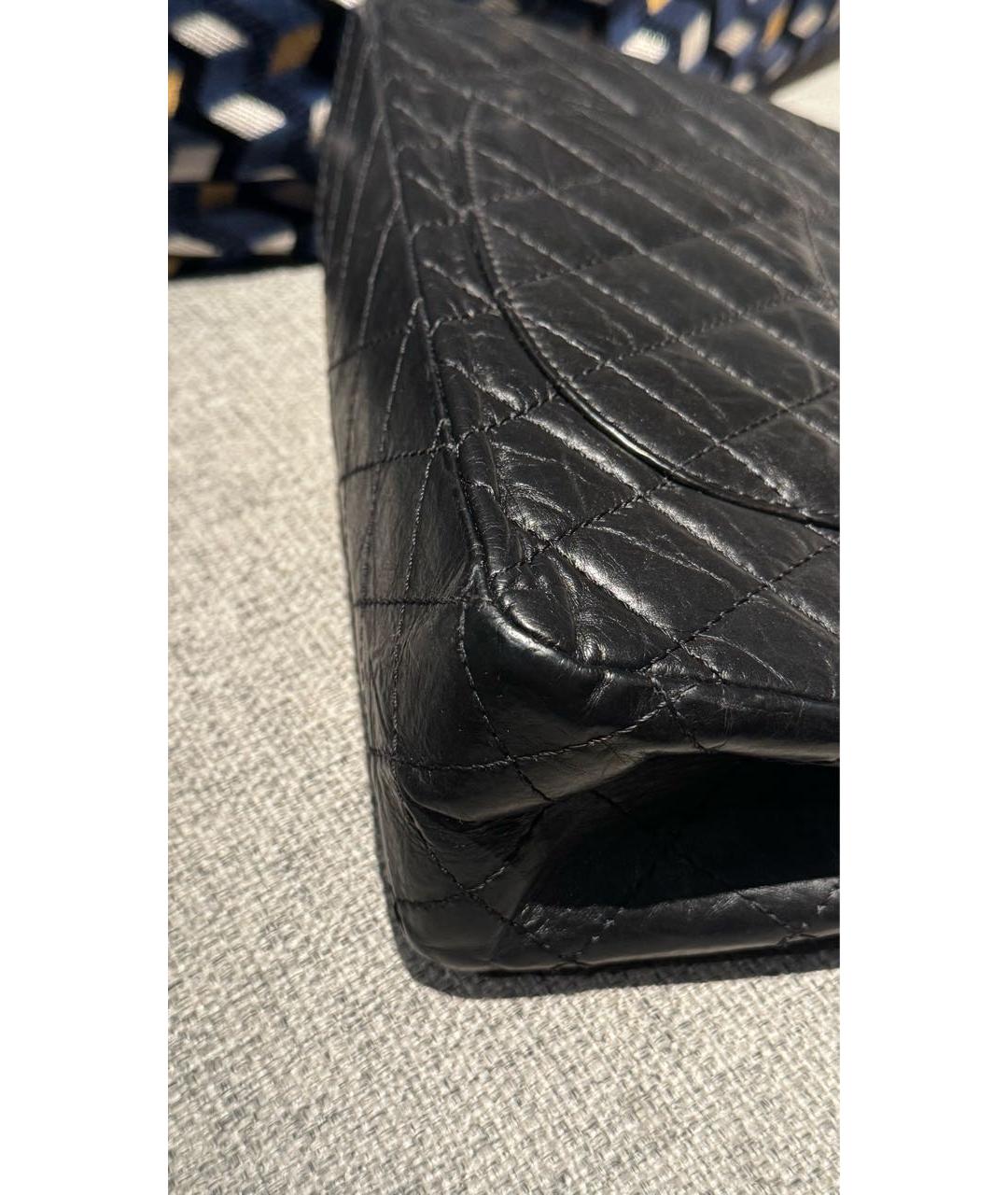 CHANEL Черная кожаная сумка через плечо, фото 7