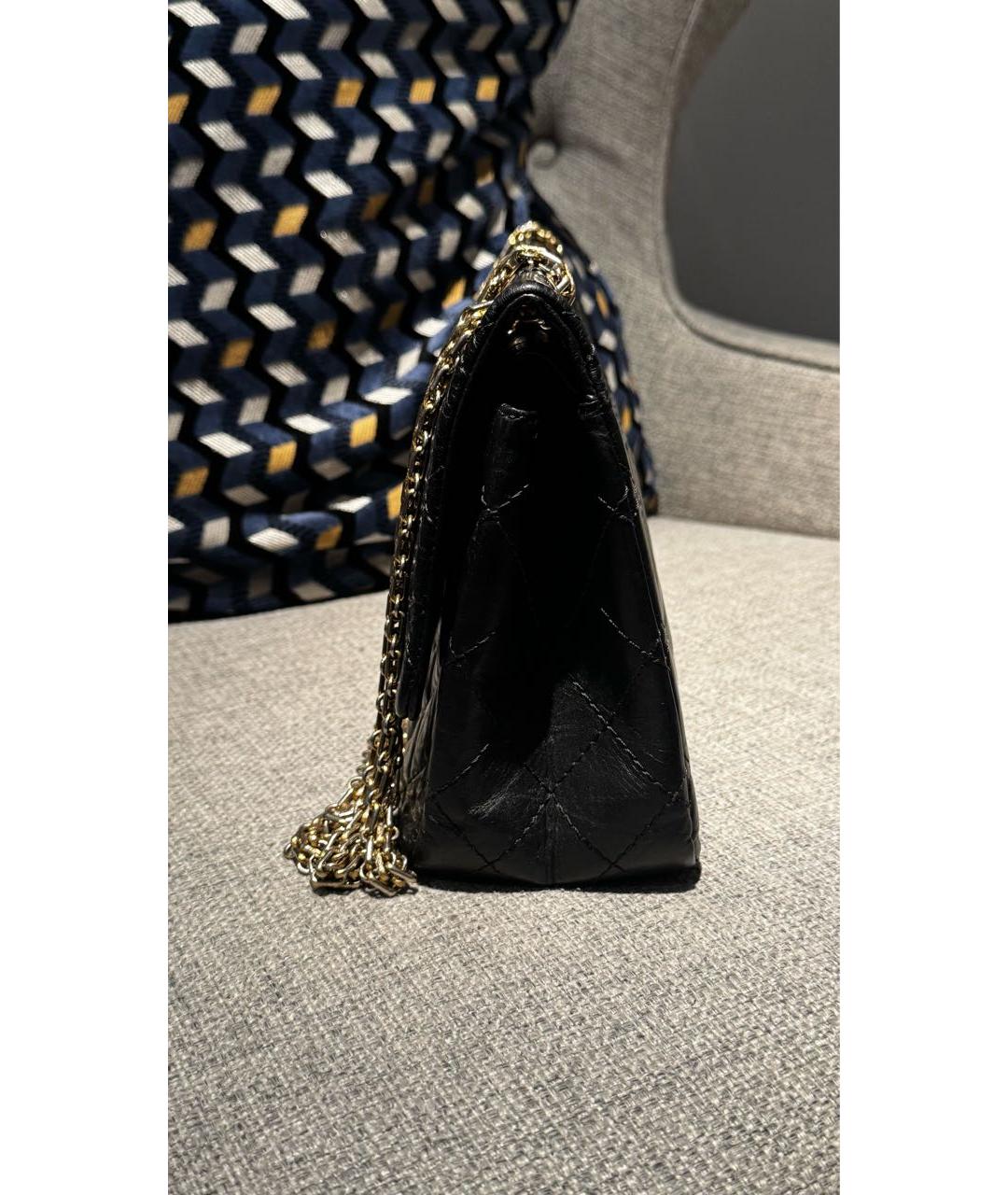 CHANEL Черная кожаная сумка через плечо, фото 3