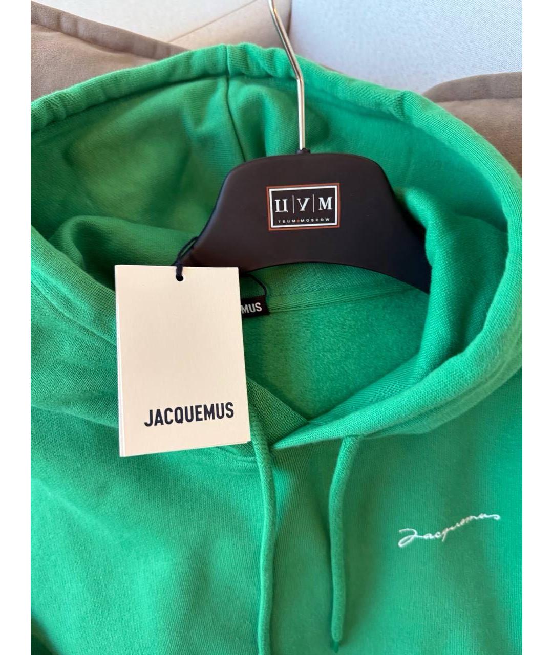 JACQUEMUS Зеленый джемпер / свитер, фото 4