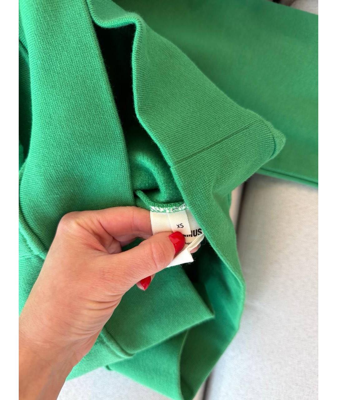 JACQUEMUS Зеленый джемпер / свитер, фото 5