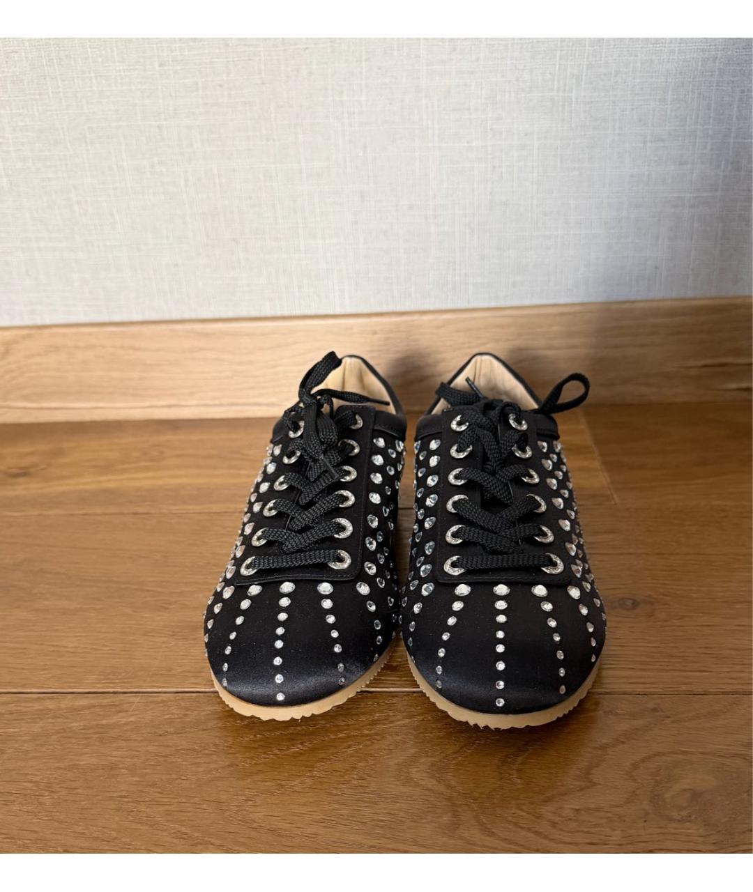 MACH&MACH Черные текстильные кеды, фото 2