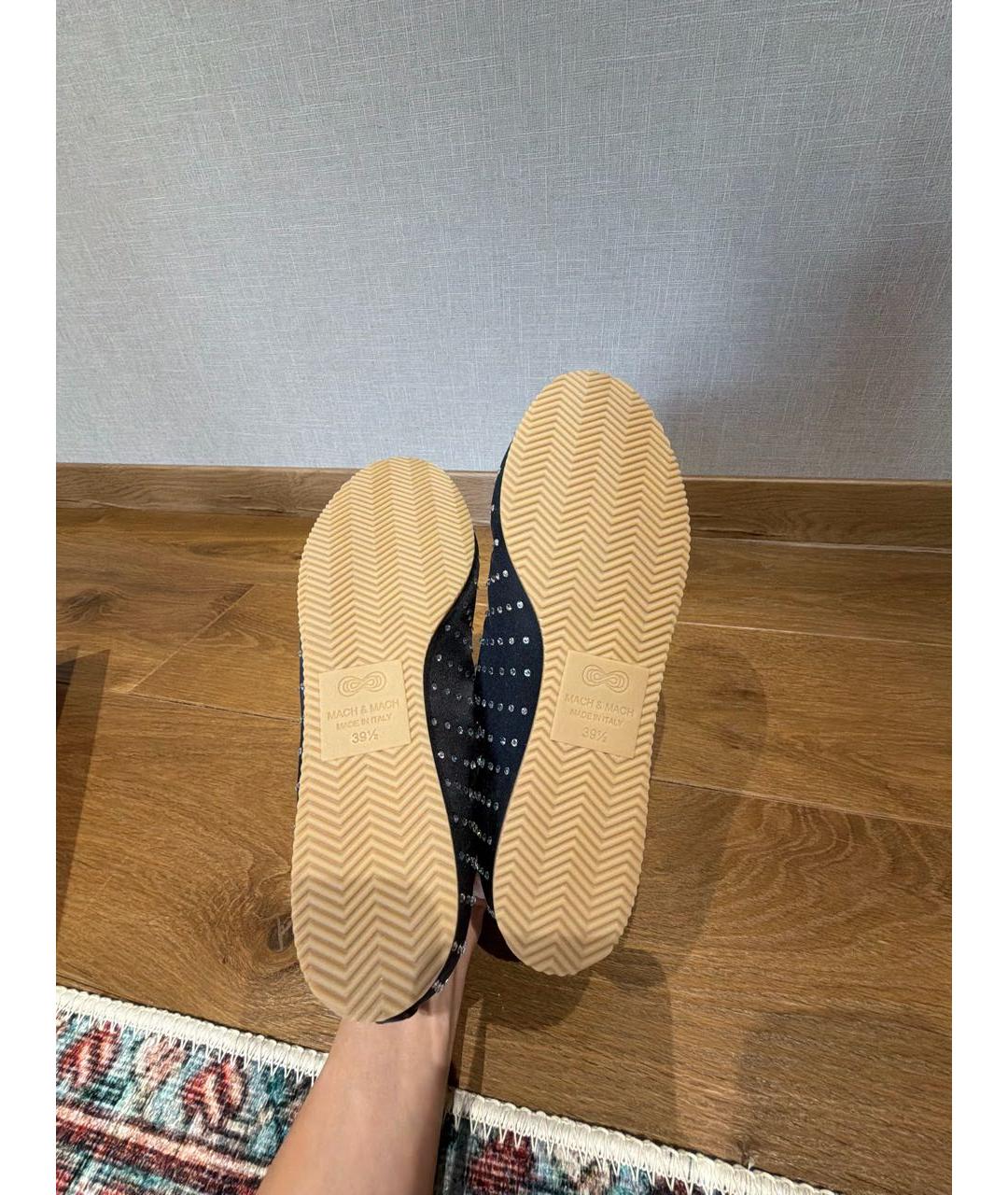 MACH&MACH Черные текстильные кеды, фото 5