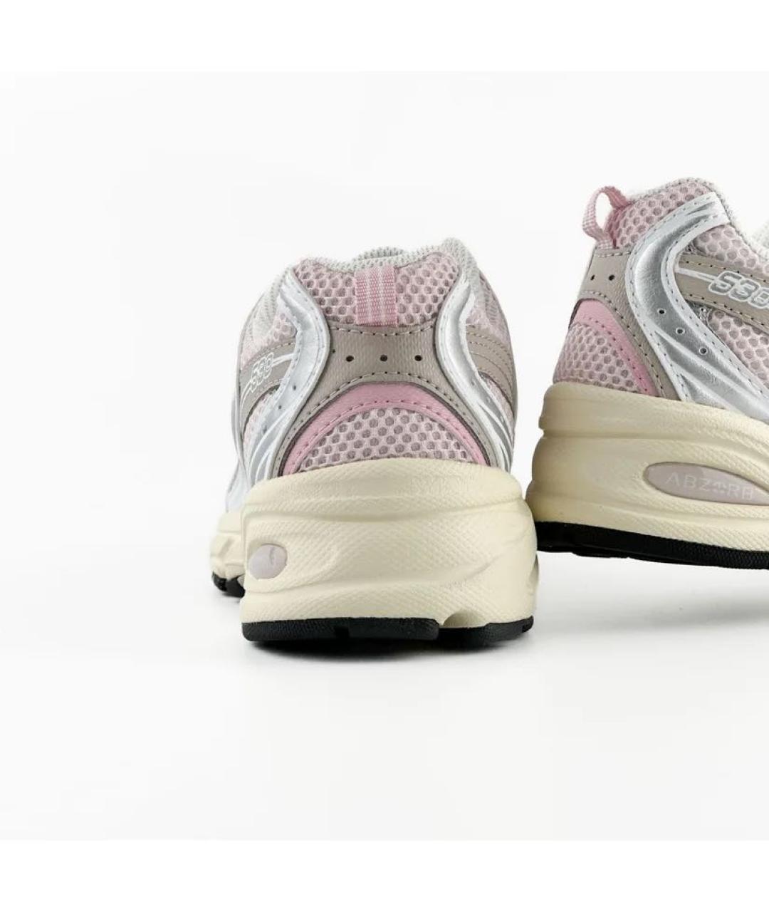 NEW BALANCE Розовые текстильные кроссовки, фото 4