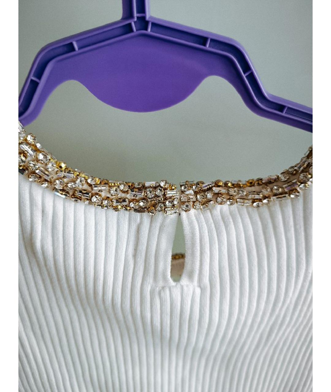 SANDRO Белая шерстяная майка, фото 3