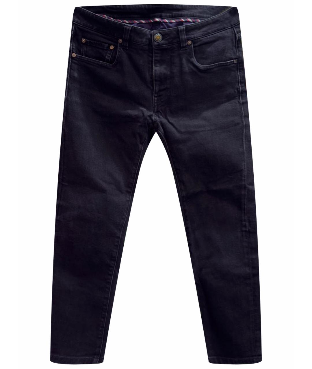 ETRO Черные хлопковые прямые джинсы, фото 1