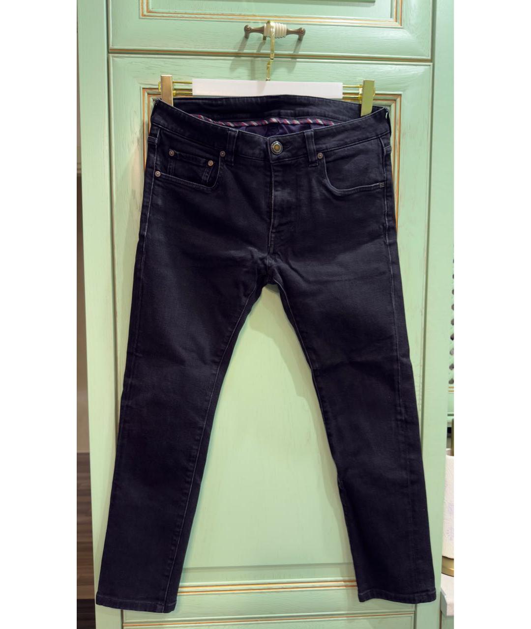 ETRO Черные хлопковые прямые джинсы, фото 7
