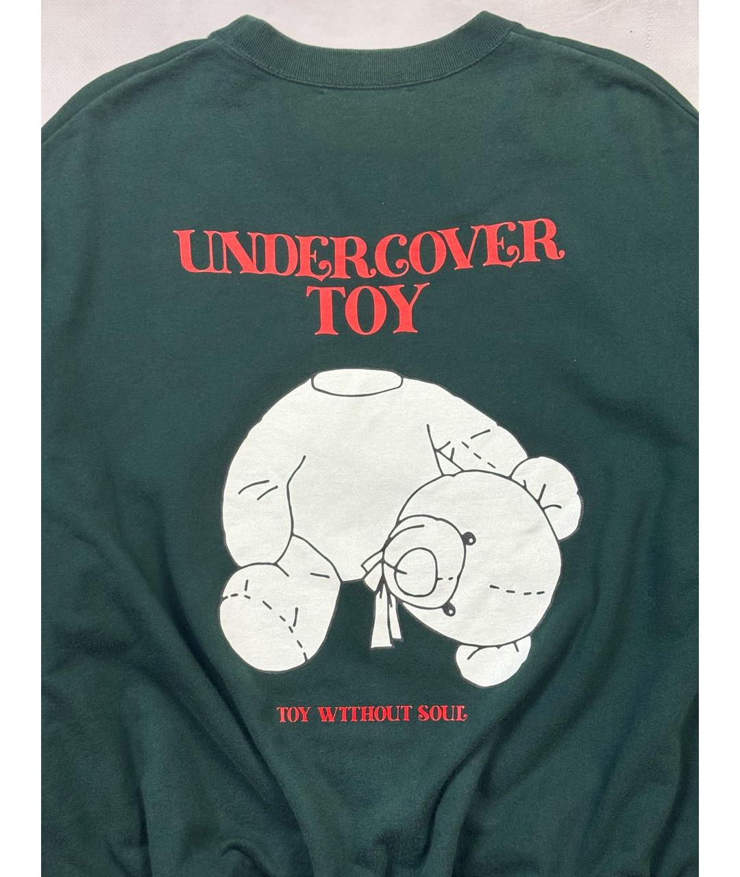 UNDERCOVER Зеленая хлопковая футболка, фото 3