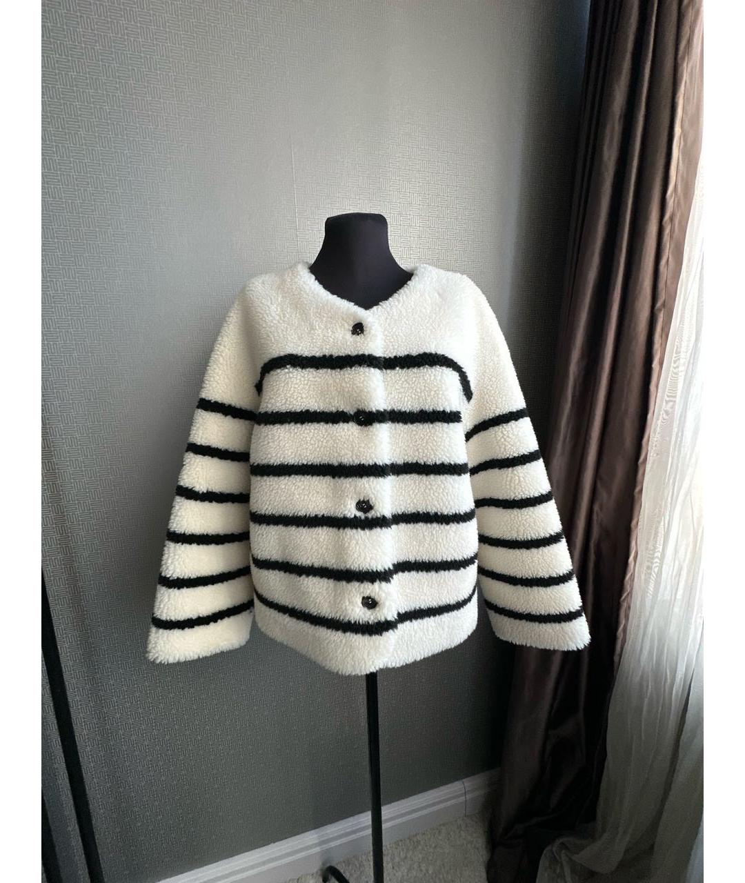 ERMANNO FIRENZE Белая полиэстеровая куртка, фото 5